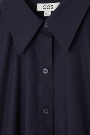 COS Women's Mini Chemisier A Trapezio in Blu