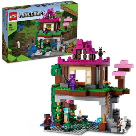 LEGO 21183 Minecraft træningslejr, legetøj med ninjafigurer, skelet, med hus, gave til drenge og piger fra 8 år og opefter Flerfärgad