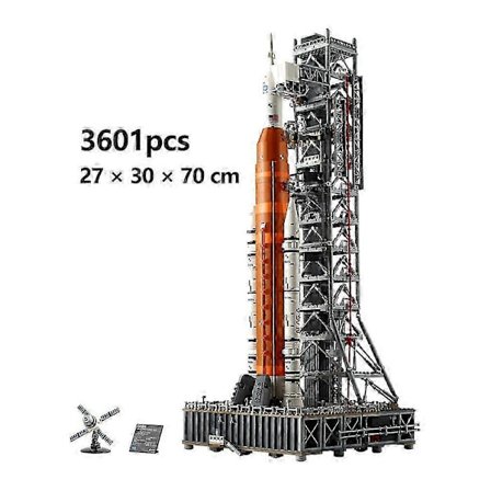 Ny Artemis Space Launch System Rakett Byggeklosser Kompatible 10341 Romfartsbrikker Leker for Barn og Voksne - Perfekt