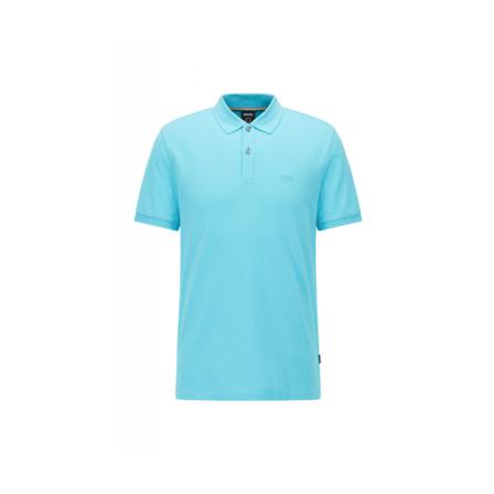Hugo Boss - Pikétröjor - Blå - Herr - Storlek: M, Herr, Storlek: M