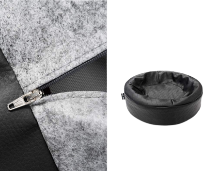 BiaBed - Biabed Original møbeltrekk svart firkantet nr. 0 - ø 50 x 50 cm - Hund - Hundesenger & puter - Hundemadrasser & hundesenger - ZOO.no