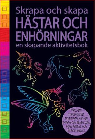 Hästar och enhörningar : en skapande aktivitetsbok - Bok av Malin Berthelson - Spiralbunden