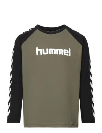 Hummel Hmlboys T-Shirt L/S Grön