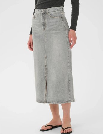 InWear Nanasiw Denim Skirt - Grey - 46