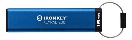 Kingston IronKey Keypad 200 - USB-flashstasjon - 16 GB