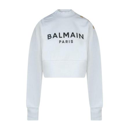 Balmain Sweatshirts Hvid, Dame