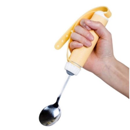 Gigt Ældre Parkinson Voksne Børn Bestik Ske & Silikone Skridsikker Design