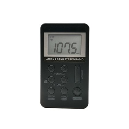2PCS Bärbar Mini Radio, AM FM Radiomottagare, Walkman, Persona