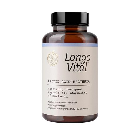 Longo Vital Lactic Acid Bacteria 60 stk, Helse & Madvarer, Kosttilskud, Øvrige Kosttilskud