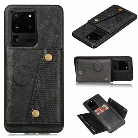 Samsung Galaxy S20 Ultra - Genomtänkt Skal med Kortfack