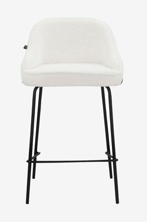 Loft24 - Spisebordsstol med armlæn OLINE, 2-pak - Hvid - Barstole & -taburetter - Fra Homeroom