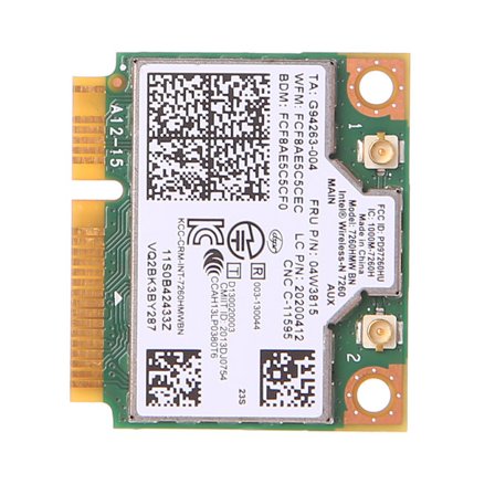 Til IBM Thinkpad N Card Fru 04W3815 Intel 7260HMW-BN 202004 Wireless NetworkCard
