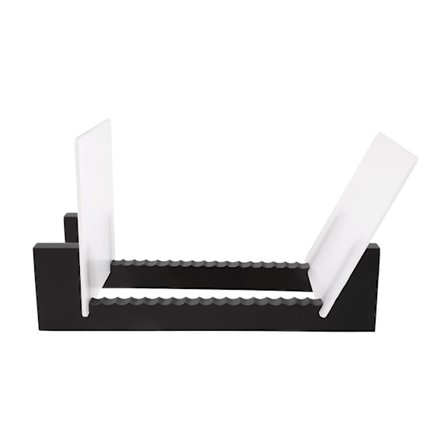 Vinylplatespill - Vinyl LP-platehylle 13,7 tommer lang - Vinylplateholdere (svart)