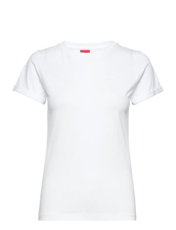 The Slim Tee 18 T-shirt Top Hvid HUGO