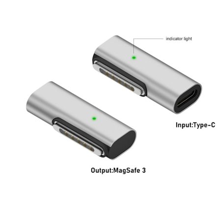 Typ-C naar Magsafe 3 omvormer USB-C magnetische adapter