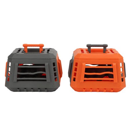 2st Simulering RC Car D12 Djurhusdjursbur Mini noshörningsbur för WPL D12 RC Car Turck dekoration