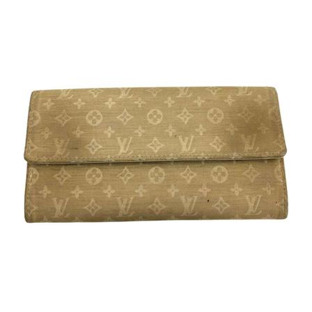 Louis Vuitton Vintage, Pre-owned Monogram Wallet Beige, Dames, Maat:ONE Size