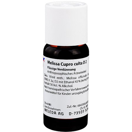 Weleda Melissa Cupro Culta D2 1% 50ml