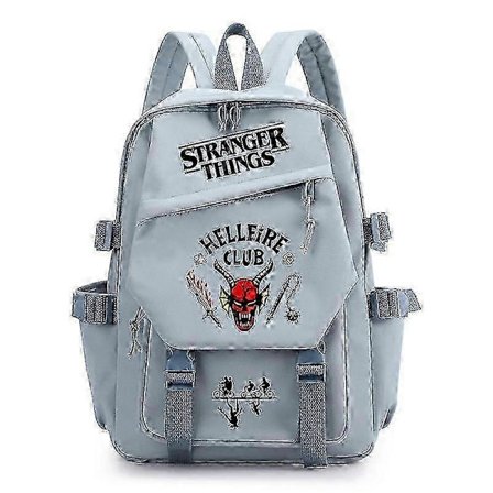 25-26 Stranger Things -reppukoululaukku teineille, monitoiminen, suuri kapasiteetti, kestävä materiaali, useita värejä