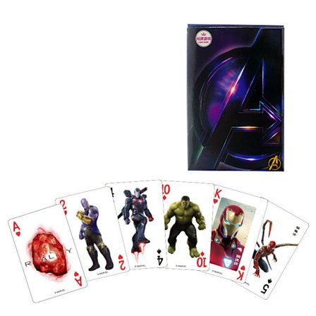 Mickey, Frozen, Avengers Paper Playing Cards