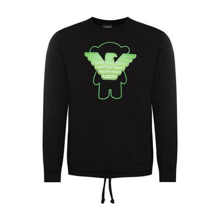 Emporio Armani, Sweatshirt Zwart, Heren, Maat:XS