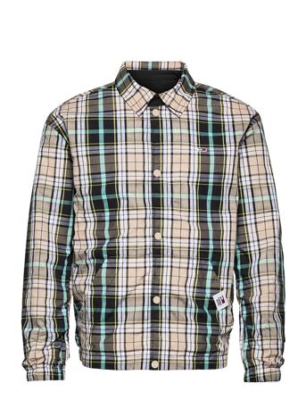 Tjm Reversible Check Jkt Patterned Tommy Jeans