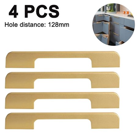 Møbelhåndtak, matte rustfrie stål møbelhåndtak