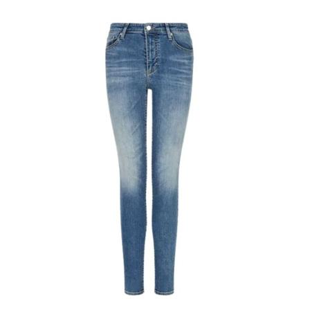 Armani Exchange Women& Clothing Jeans Denim Aw22 Blå, Dame, Størrelse: W31