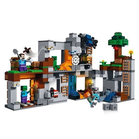 The Bedrock Adventures Model Building Blocks With My World Action Figures Bricks Set Gifts Toys For Children Kids Boys Girls