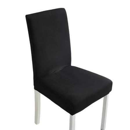 Yksivärinen kotiruokailutuolin päällinen Black