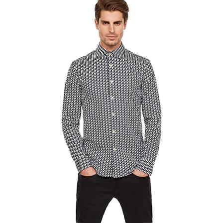 G-star, Casual Shirts Zwart, Heren, Maat:M