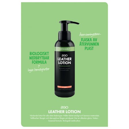2GO - Miljövänlig Lotion för läder