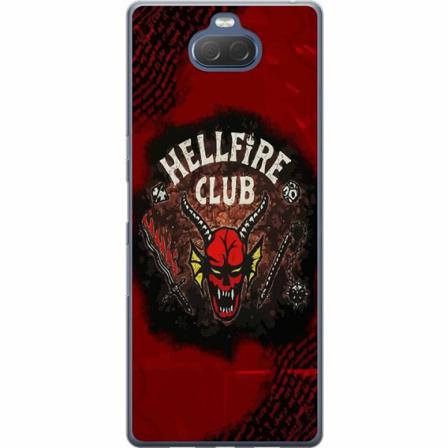 Sony Xperia 10 Plus Genomskinligt Skal Hellfire Club - Strange