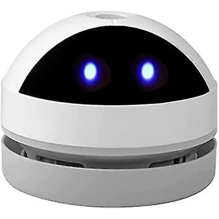 Mini bærbar bordstøvsuger bordstøvsuger med USB genopladelig 360 roterende mini tastatur støvsuger til fjernelse af krummer, støv og snavs fra 