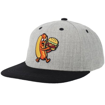 Kiddo Cap - Grey - snapback - Cap - Kids Bun Buddies Gray/Black Snapback - Hatstore