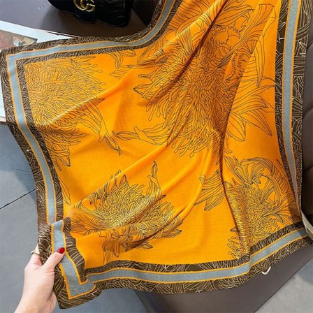 90x90cm Siden Scarves Strand Sjal 2 2 2