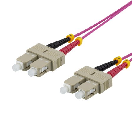 Deltaco koblingskabel - 2 m - rosa