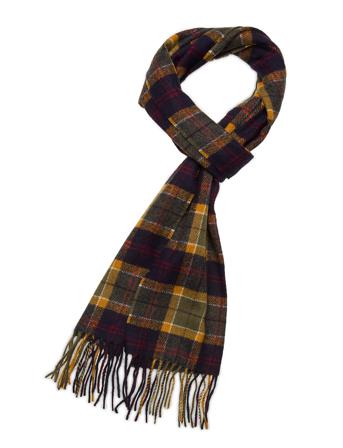 Tartan Lambswool Scarf Accessories Scarves Winter Scarves Multi/mønstret Barbour