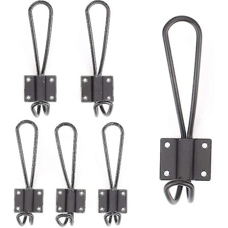 Sorte Kroge, Væghængte Frakkekroge, Frakkekrog, Sort Væghængt Krog, Frakkekrog