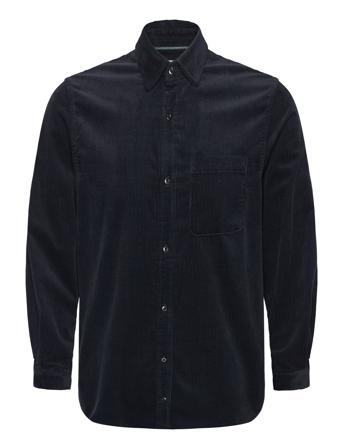 Solid Corduroy Shirt Scotch & Soda Navy