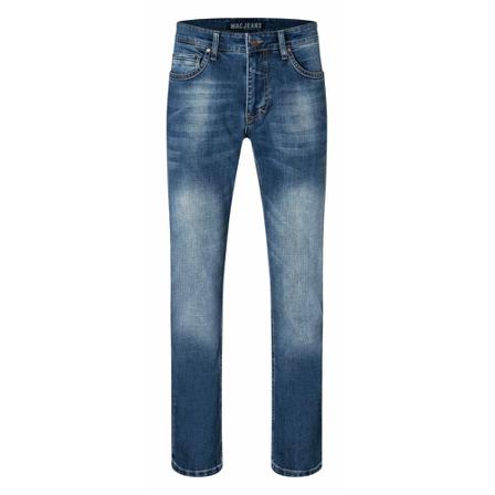 Mac, Straight Jeans Blauw, Heren, Maat:W36 L34