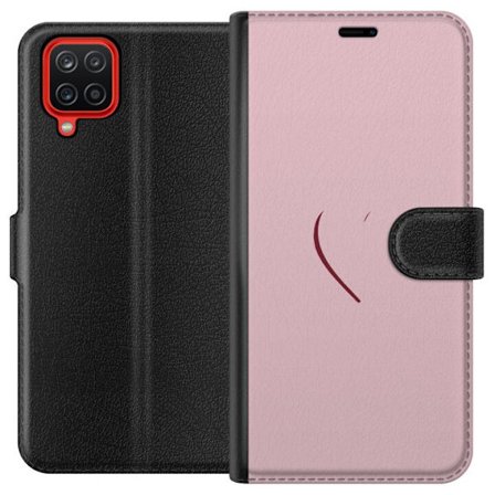 Kompatibelt Plånboksfodral till Samsung Samsung Galaxy A12 SoftPinkLove