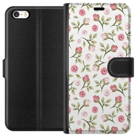 Plånboksfodral till Apple iPhone SE (2016) med Blommigt