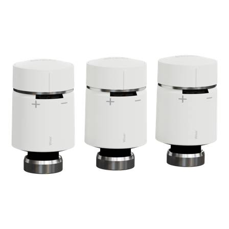 Schneider Electric CCTFR6908WA Radiatortermostatpaket 3-pack, Värme