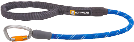 RuffWear Knot-a-Long Short Rope Leash Blue Pool