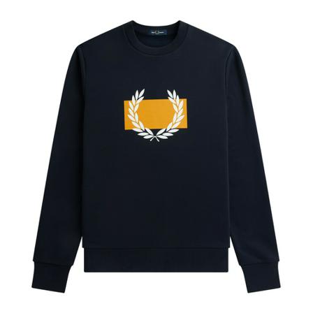 Fred Perry, Sweater Blauw, Heren, Maat:L