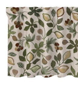 Multibåndskappe Palma med trykt citron- og figenmotiv Beige