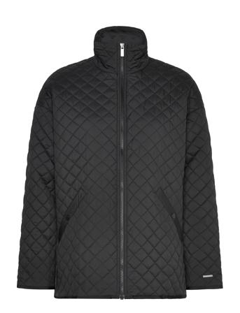 Aim ́n Over D Quilted Jacket Svart