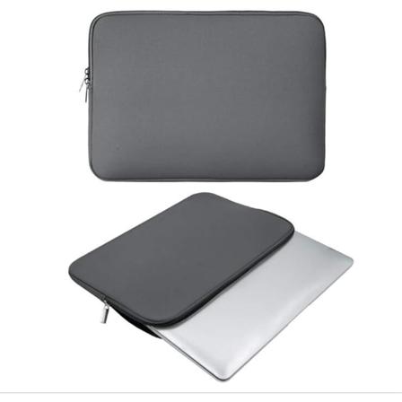 Laptop skyddsfodral platt foderväska Vattentät skyddande skal Slitstark datorbärväska, ljusblå Gray