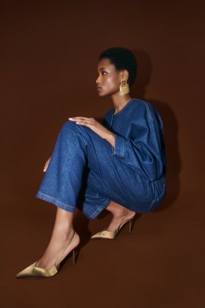 Malina - Classic jeans - 32/30 - Unwashed Dark Blue